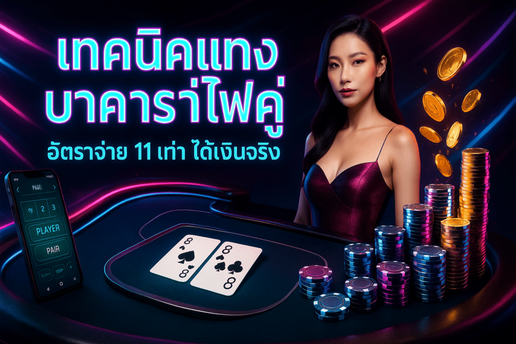 เทคนิคแทงบาคาร่าไพ่คู่